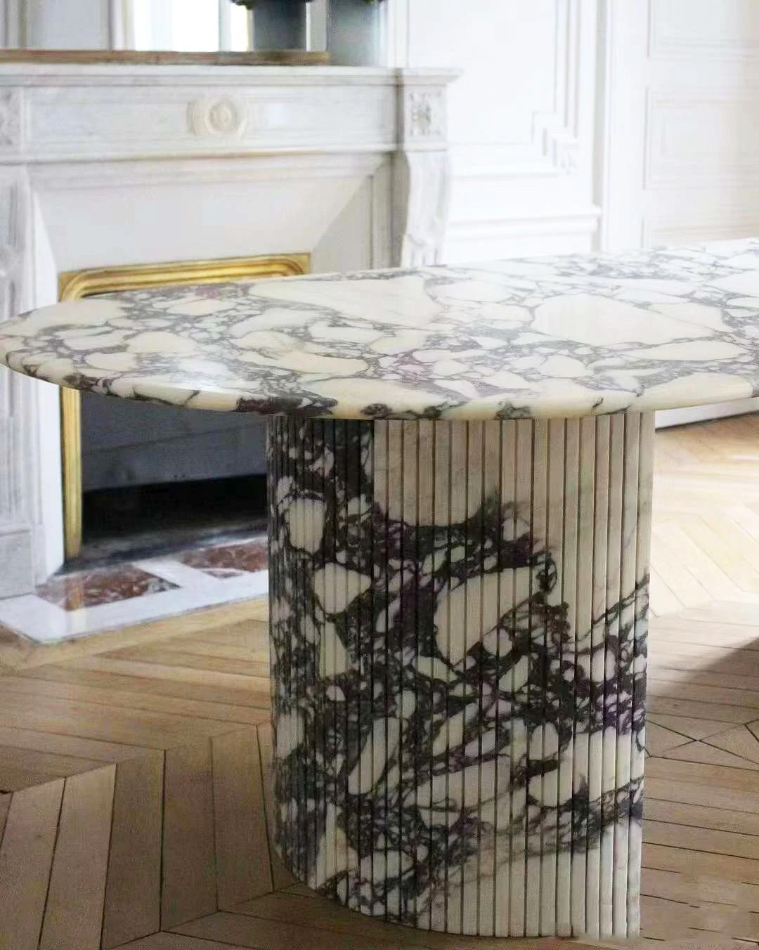 180cm 6 Feet Calacatta Viola Marble Dining Table Purple Bathroom Vanity Top Kitchen Countertop Island Walling Flooring Tiles