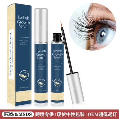  AiXin метка частного назначения производственная линия 5ML таможня бровей Сыворотка для роста ресниц органический питательный