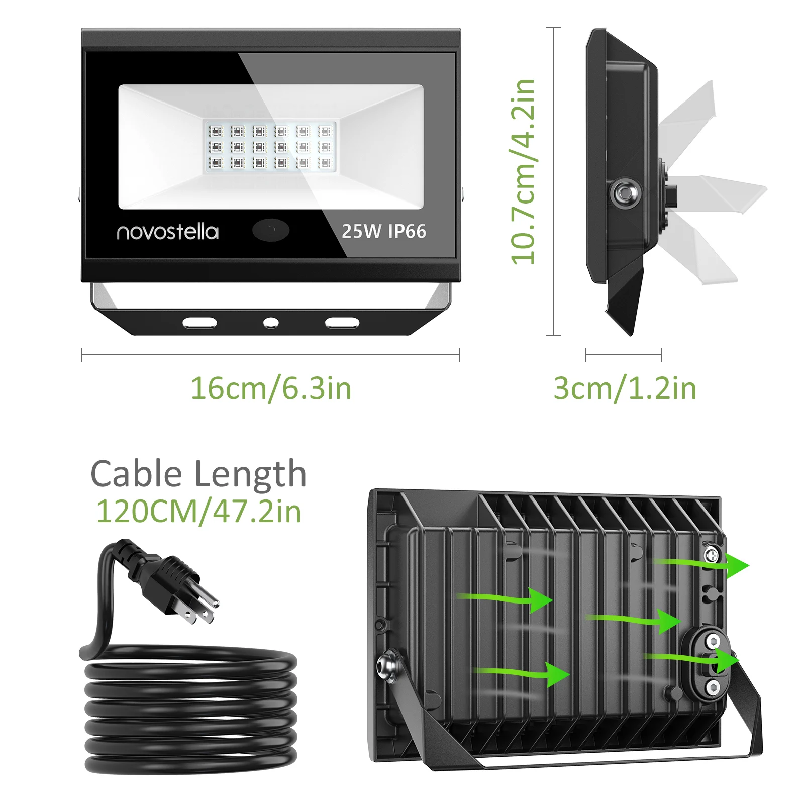 New Arrival 60W RGB LED Flood Light Upgraded IR Remote IP66 4 DIY Modes Dimmable Floodlight for Garden Stage Landscape