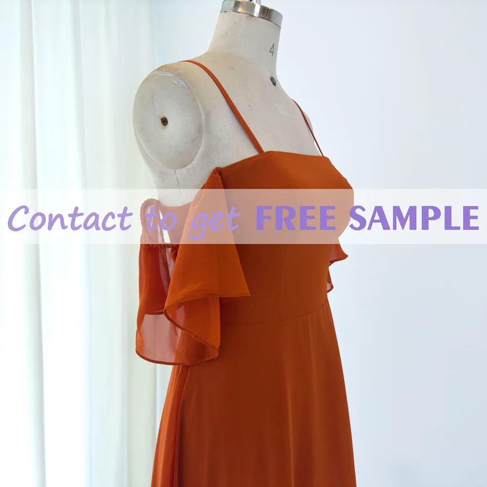 TEENYEE Elegant A-Line Bridesmaid Dresses Off Shoulder Neck Maid of Honor Gowns Wedding Guest Evening Prom Wear
