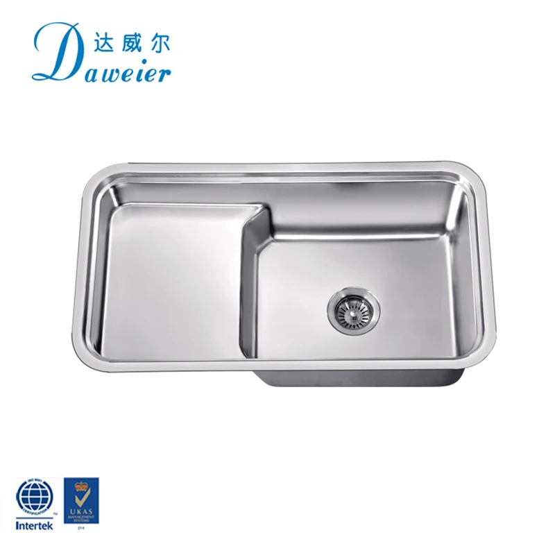 Hot Selling Apartment Sink 1 Year Warranty Rectangular Shaped Stainless Steel Sink