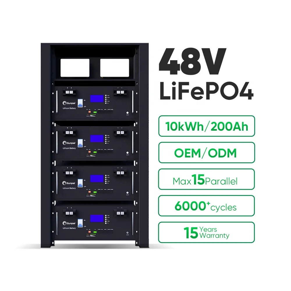 Supal 48V 200Ah Солнечная литий-ионная батарея 10kWh Pack системы хранения энергии