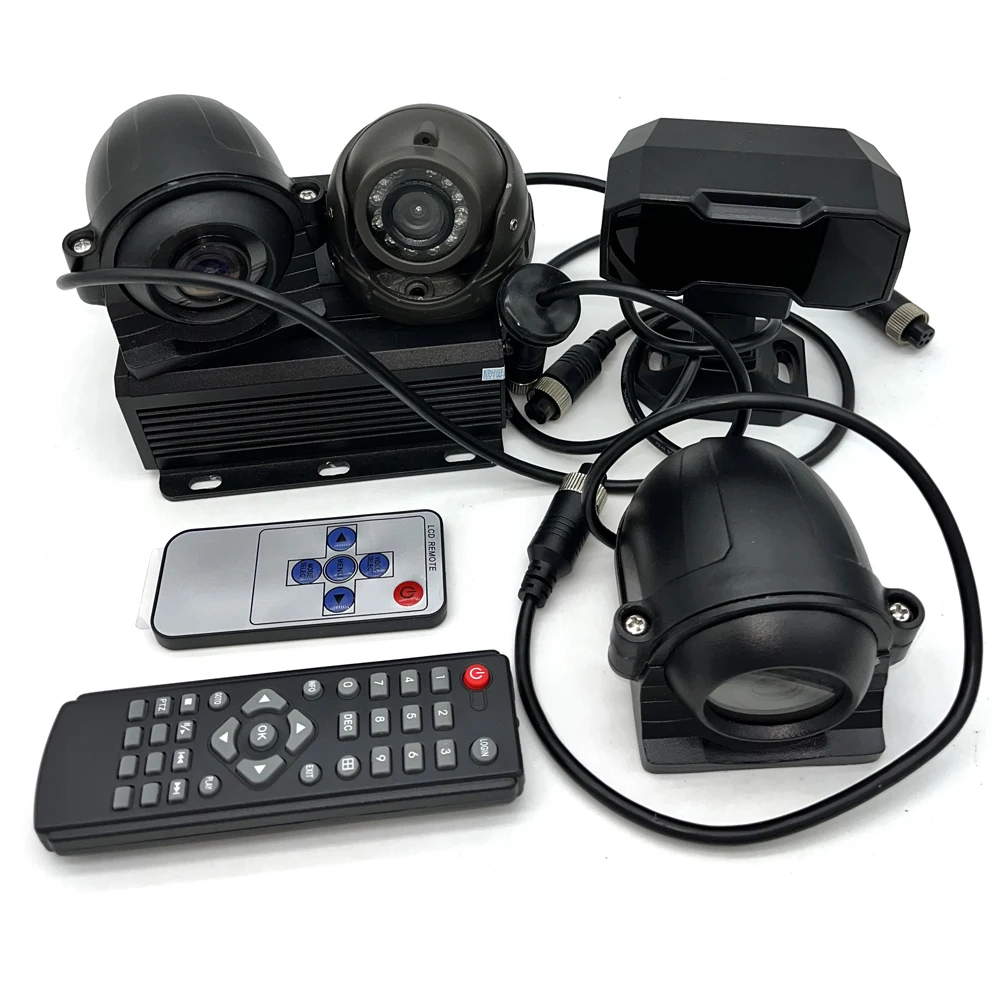 4 Channel Automobile Black Box MDVR With 4G GPS WIFI Support for Custom HDD Mobile DVR for Car Bus Taxi Truck