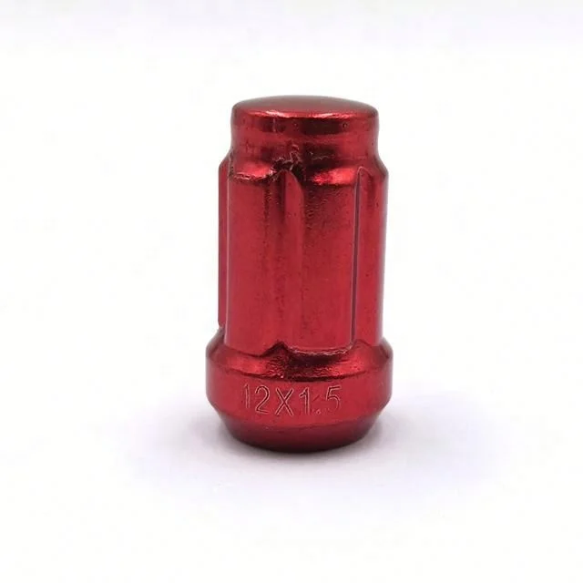 White Bullet Chrome 37 Long Blue Lug Steel Locks Color Drive Bolts Kit Nuts W Spline Nut 89 Blacking Universal Wheel Lock Key