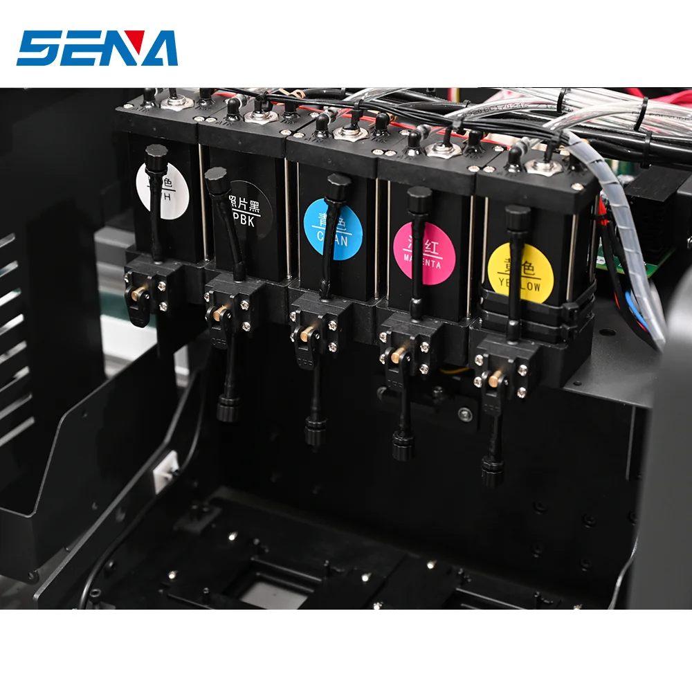 Industrial SN-6090 Uv Photo Inkjet Flatbed Automatic Printer for Wooden Metal Phone case Glass Leather Wallpaper Pvc Acrylic