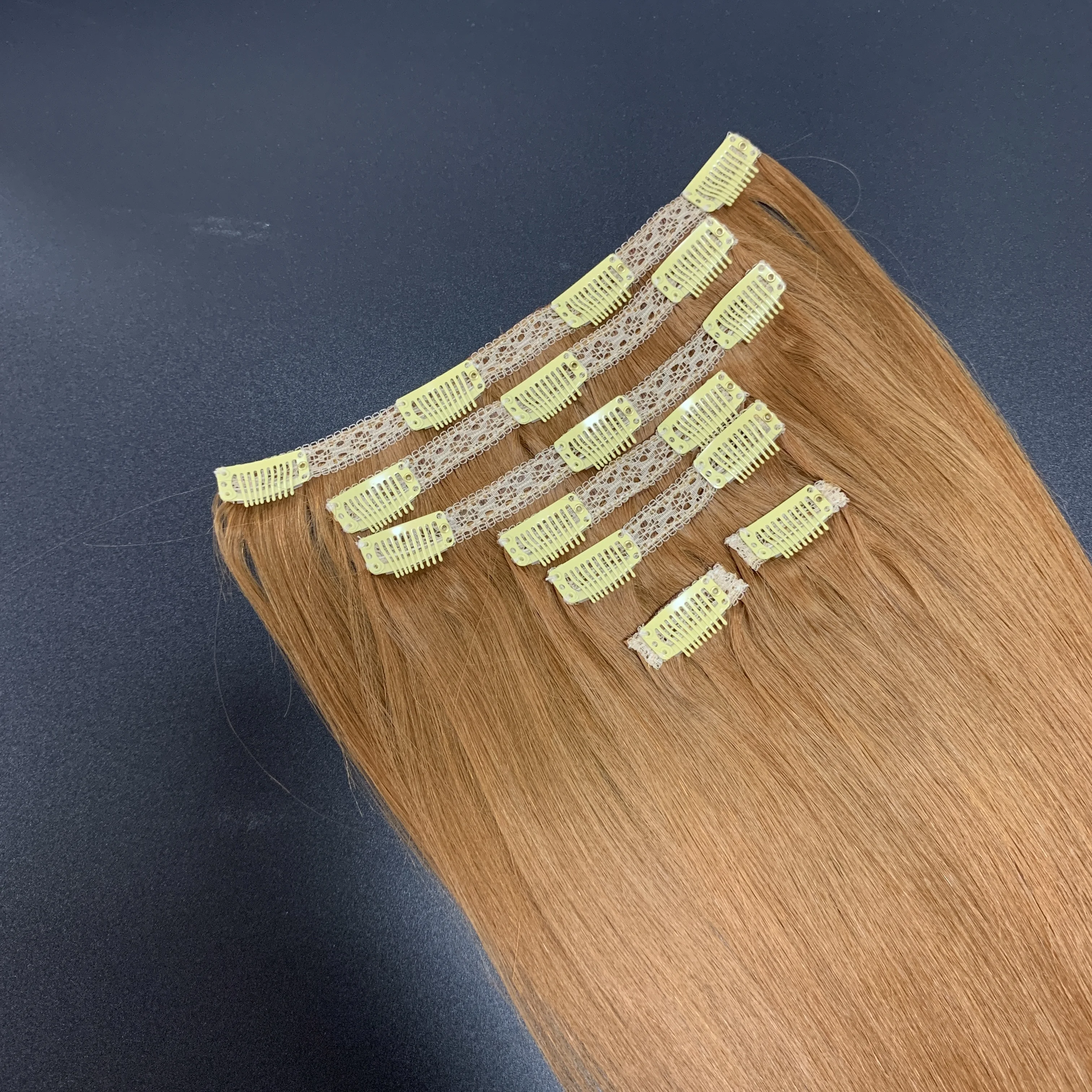 wholesale price top quality raw virgin hair clip in hair extensions 100% human hair