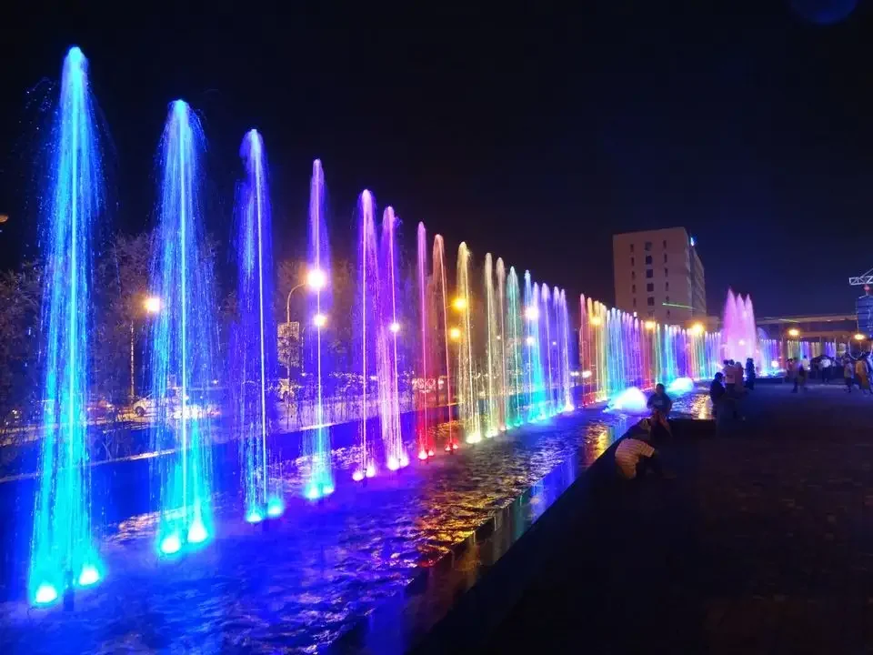 Led Lamp Underwater Swimming Pool Lights Hot Sale Musical Dancing Water Outdoor Garden Fountain DMX512 RGBW DC12V/24V 90 IP68 80