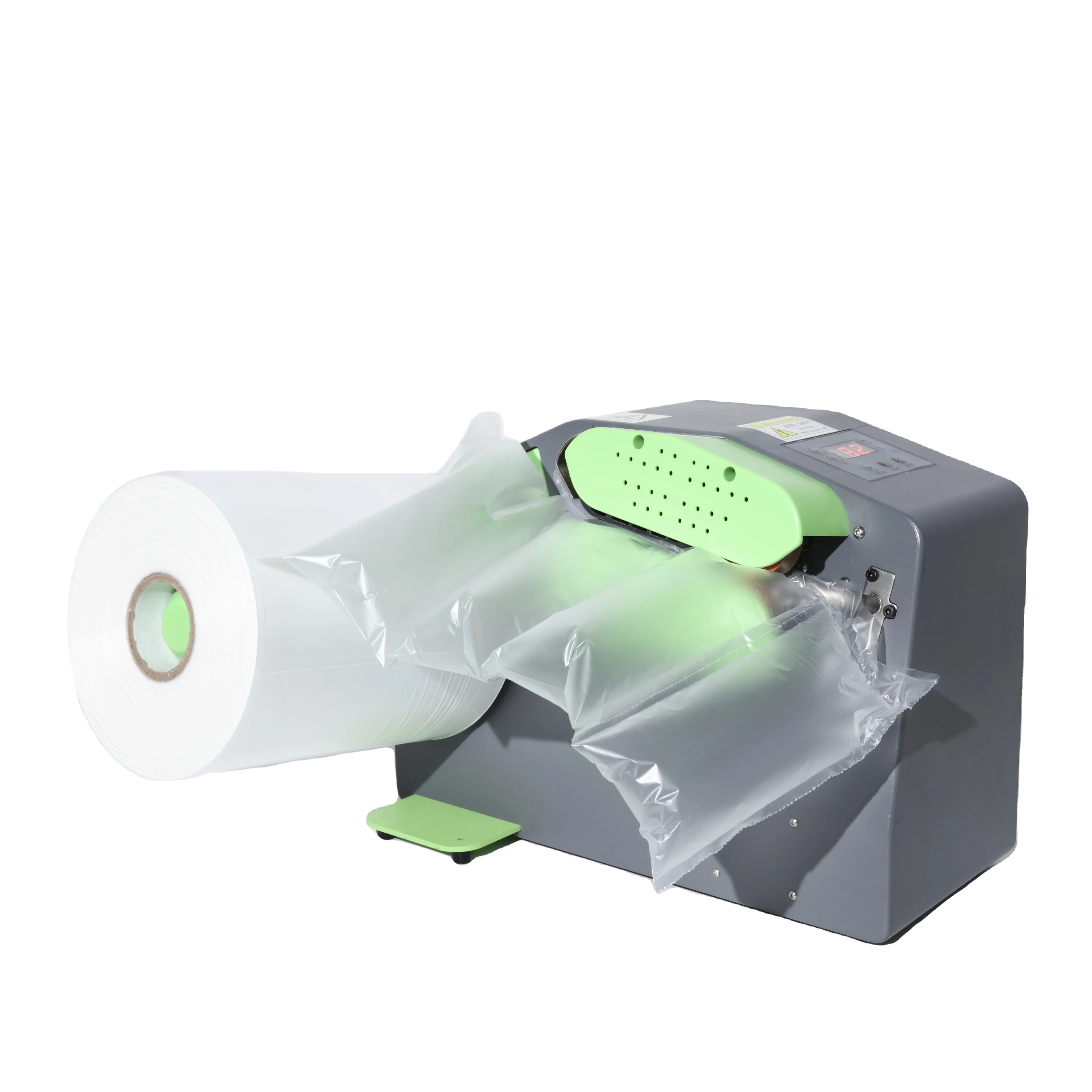 
Air Pillow void fill bags on a roll used on air cushion machines 