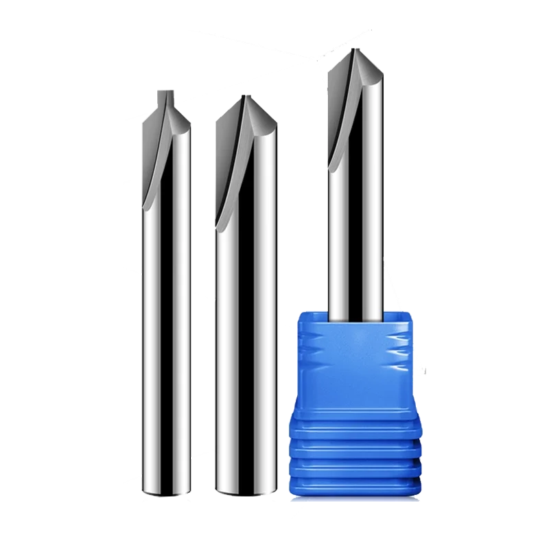 JR114 CNC milling cutter Customized 4mm two flutes straight slot combination carbide end mill for Acrylic PVC