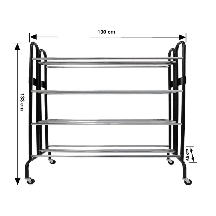 12 ball 3 layer professional ball Cart Rack for soccer Basketball