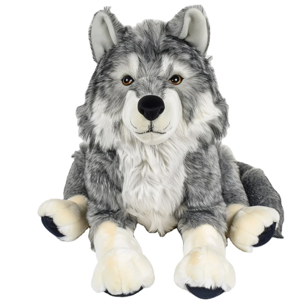 OEM ODM Экологически чистая Мягкая Реалистичная набитая собака PP Хлопок плюшевая игрушка