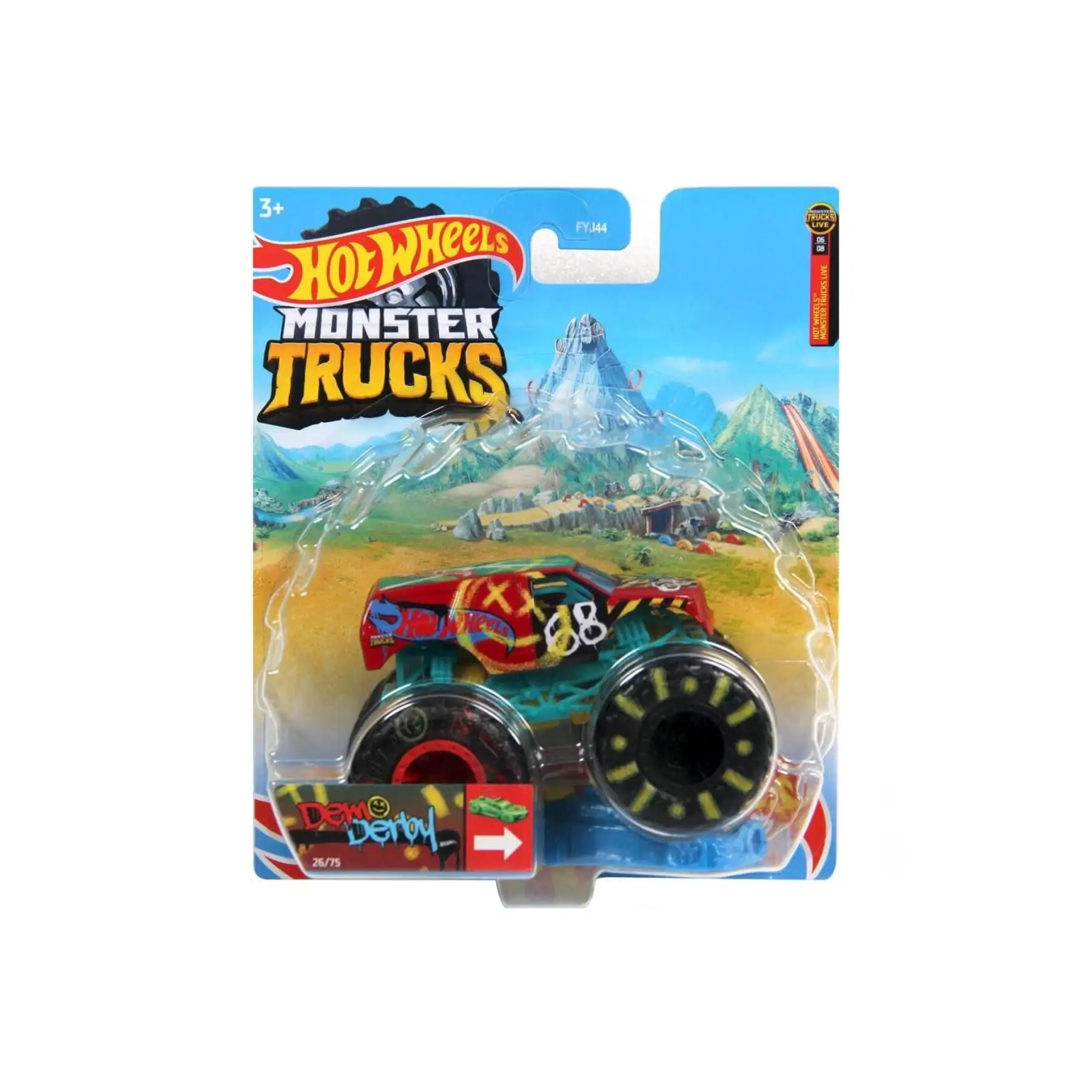 Educational Baby and Child 1:64  Wheels Monster Trucks Car FYJ44