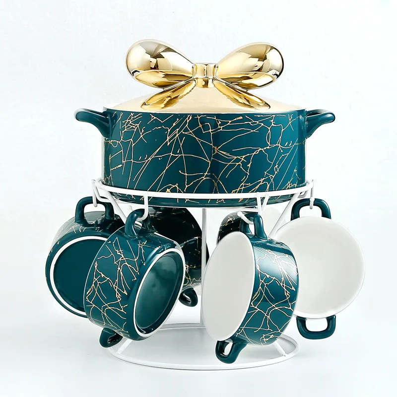 
2021 Factory Wholesale Creativity Ceramic Soup Bowl Set 