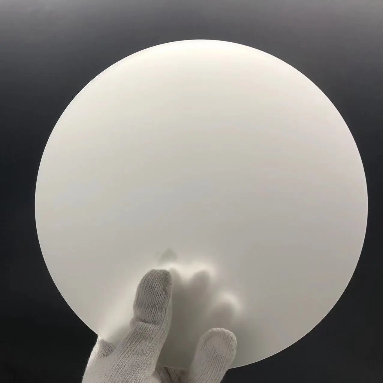 Manufacture High Purity Fused Silica Sheet Frosted Round Disk Semiconductor Grade Quartz Plate