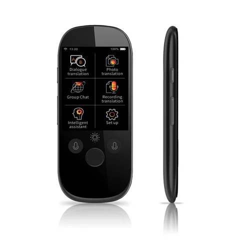 
K1 Pro Simultaneous Voice Translator 2.4 Inch WIFI 500MP photo translation Multi-language Portable Smart Voice Translator 