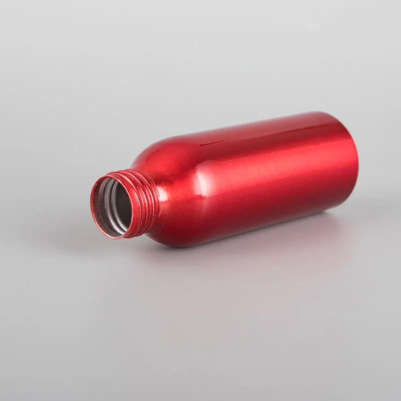 100 мл Красная цветная алюминиевая бутылка с мелким распылителем