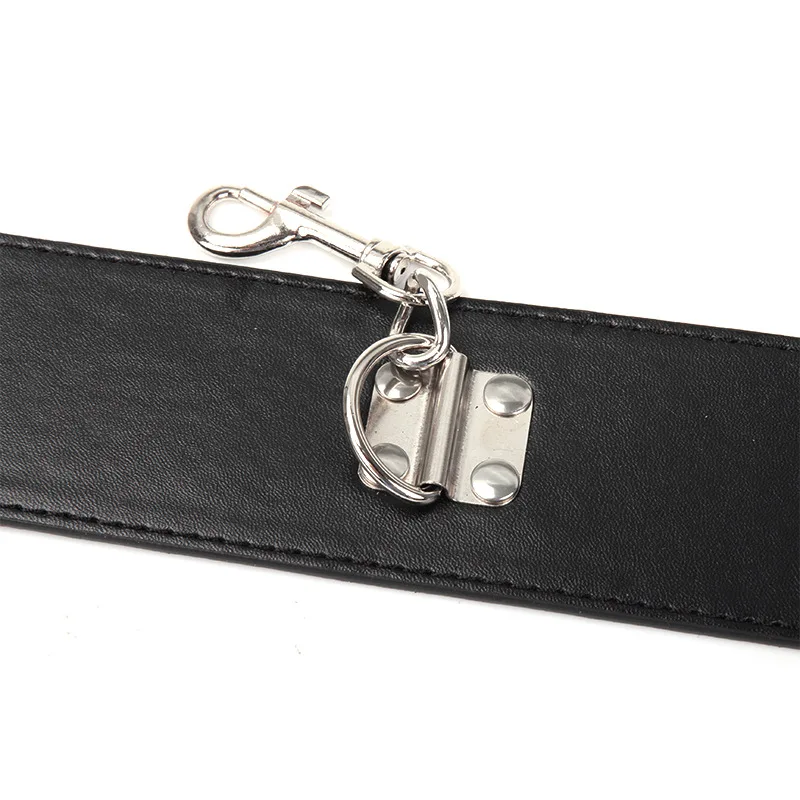 Hot New Leg Spreader Bar With Ankle & Wrist Cuffs Leather Pad Locks Striper Club