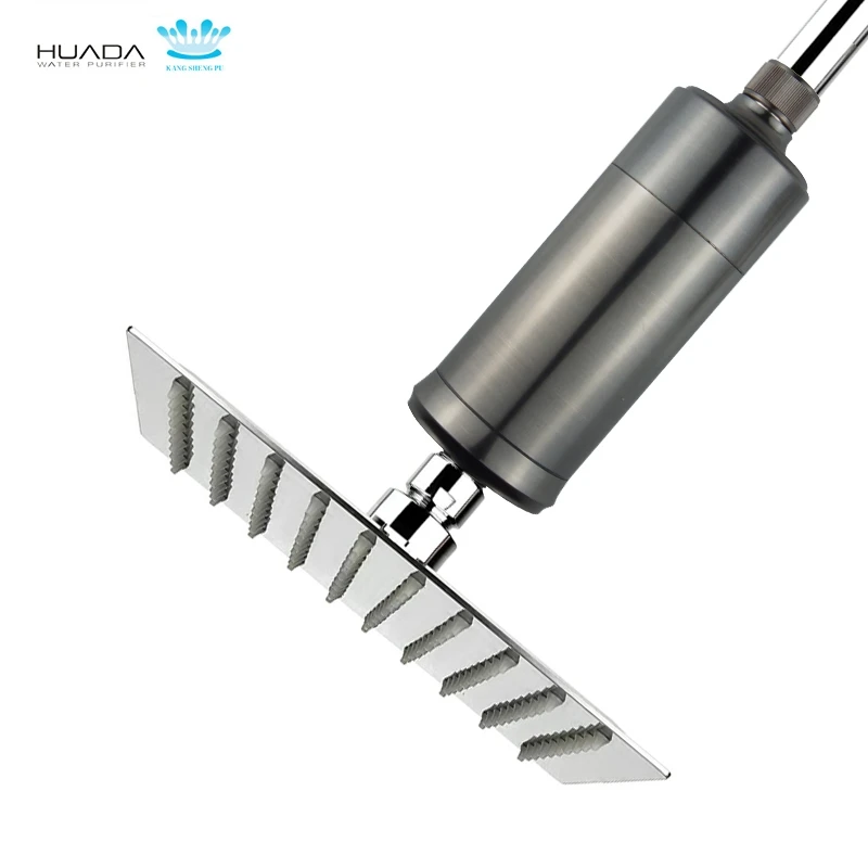 Manufacturer supply high quality carbon activated shower filter 18 stages head shower water purifier filter