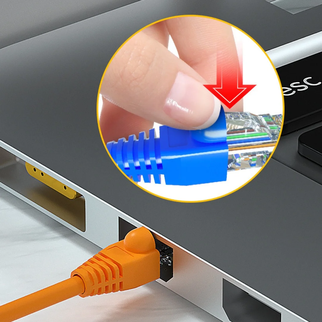 CAT5/CAT5e/CAT6 Category 5 Category 6 Network Cable RJ45 Network Connector Plug Cover Dust Proof Transparent Cover