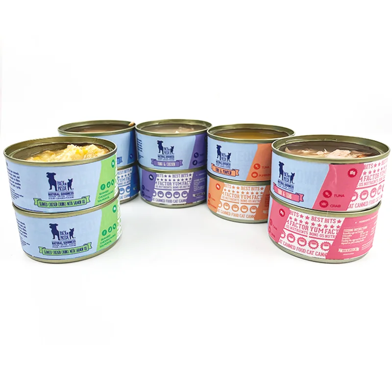 Premium Wet Cat Food Variety Pack - Succulent Shrimp & Crab Delicacies for Sophisticated Feline Palates