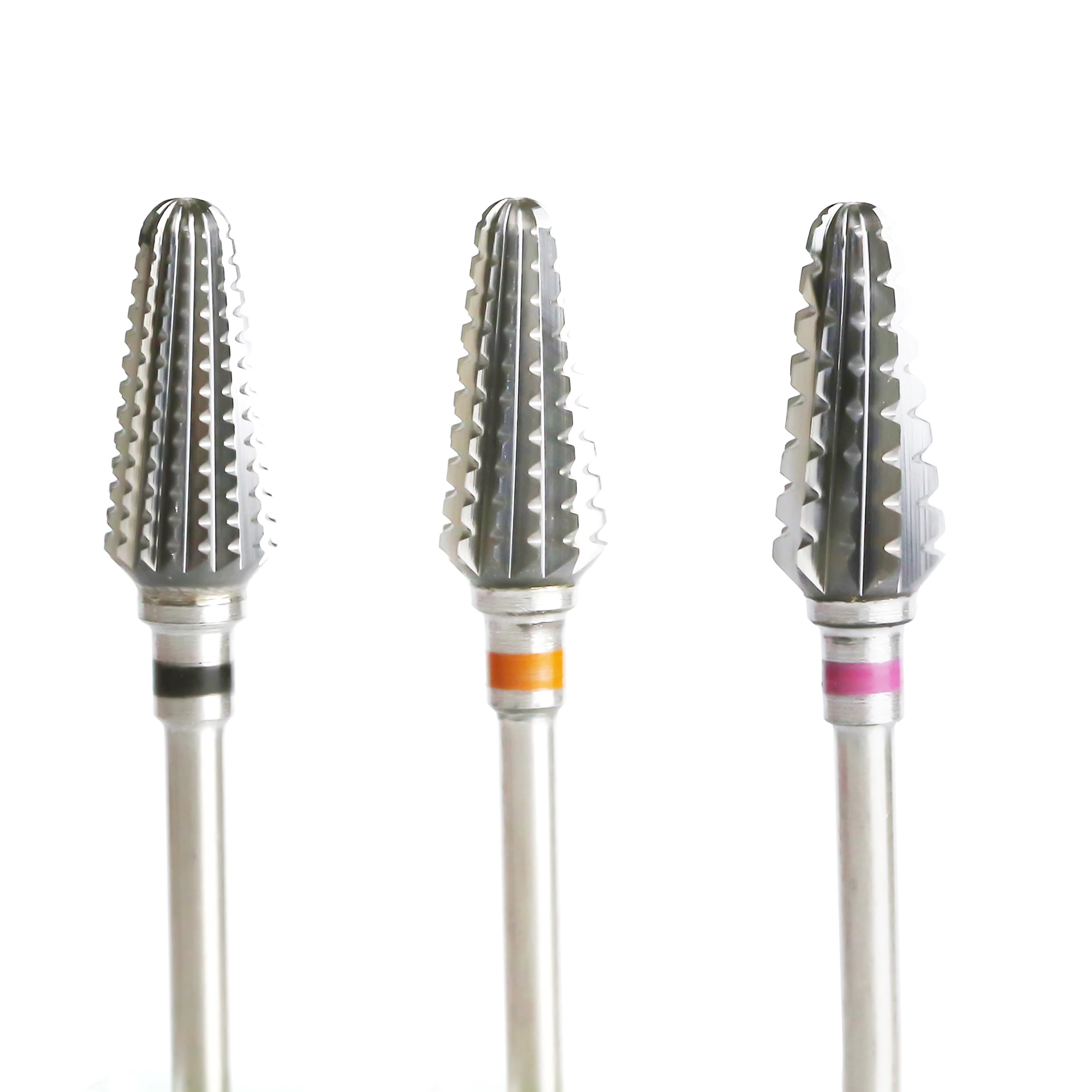 5 in 1 Nail Drill Bit Tapered Carbide Tungsten nail Drills Bits Milling Cutter for Manicure Remove Cuticle Gel Nails Tool