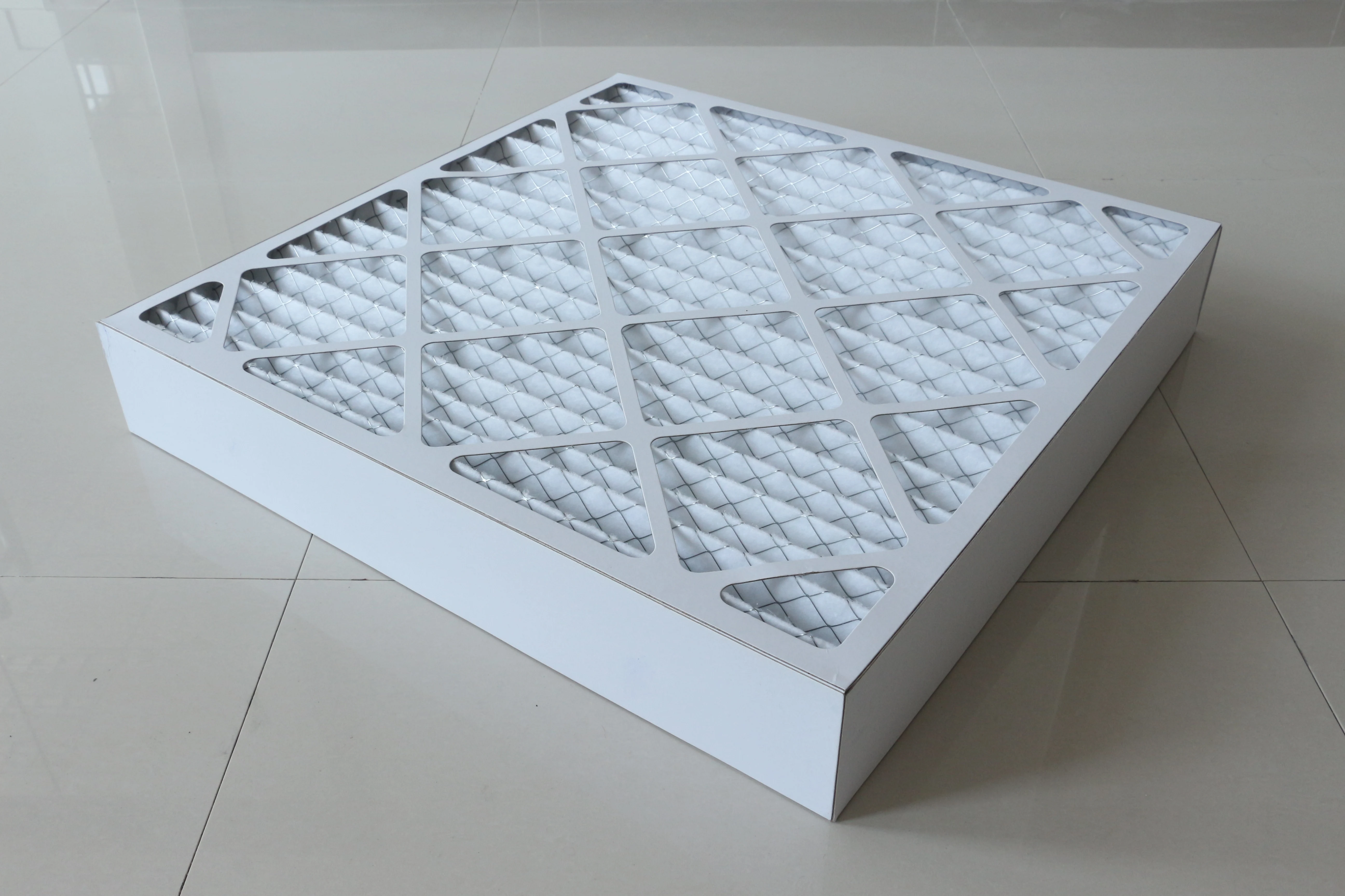 Factory Customized Air Filter Merv 8 10 13 Cardboard Frame Air Filter For Air Conditioning System