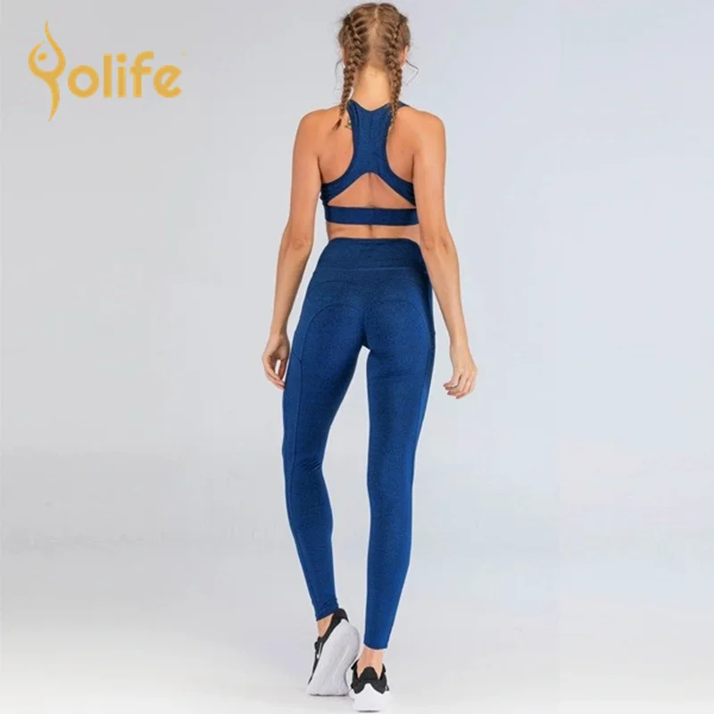 Yolife  sexy 2020 active wear leggings China Wholesale Manufacturer Women Fitness Yoga Wear Sets working out clothes set