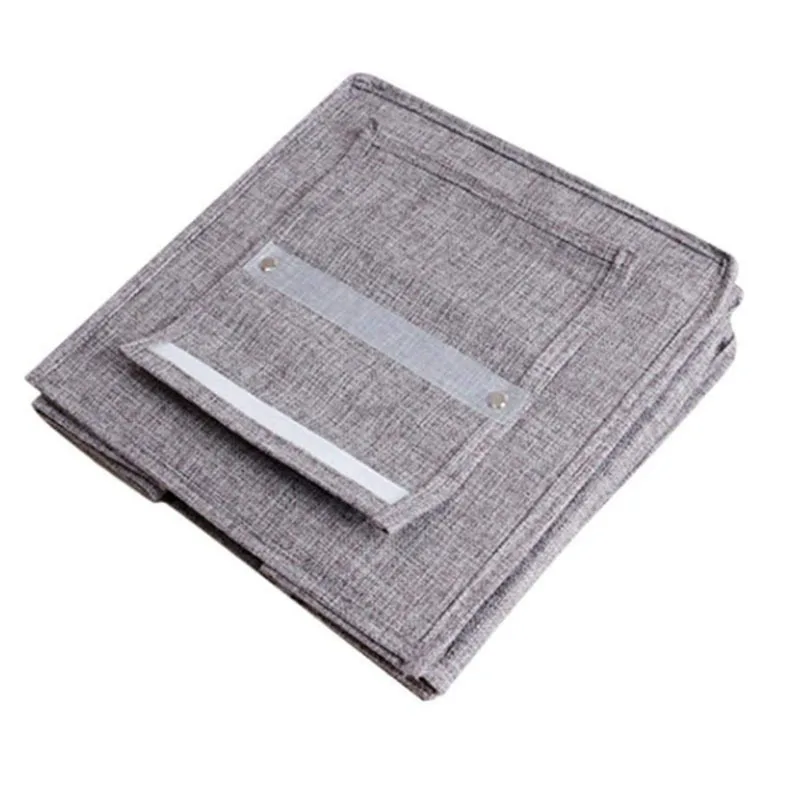 Лидер продаж Amazon, моющаяся подвесная сумка из хлопка и льна, шкаф для хранения, ящик для хранения