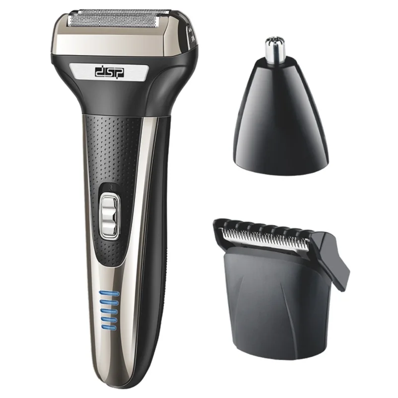 DSP 3 In1 Multi-Function Cordless Hair Clipper Reciprocating Razor Rechargeable Washable Electric Man Shaver