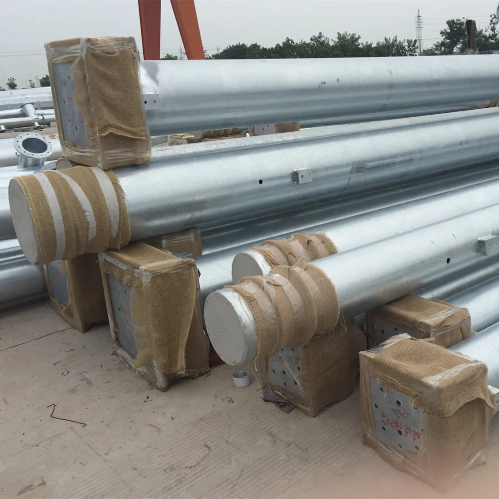 JSHP Q235 Филиппины 110кв горячеоцинкованный восьмиугольный силовой трансмиссионный Полюс