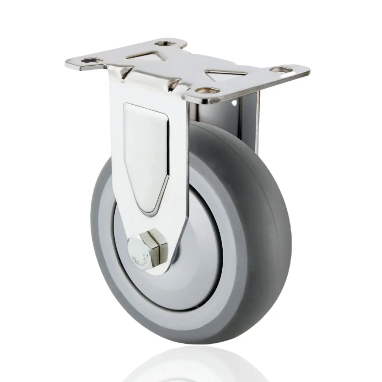 Factory Price Cart Pp Rigid Caster Wheel With Double Bearing