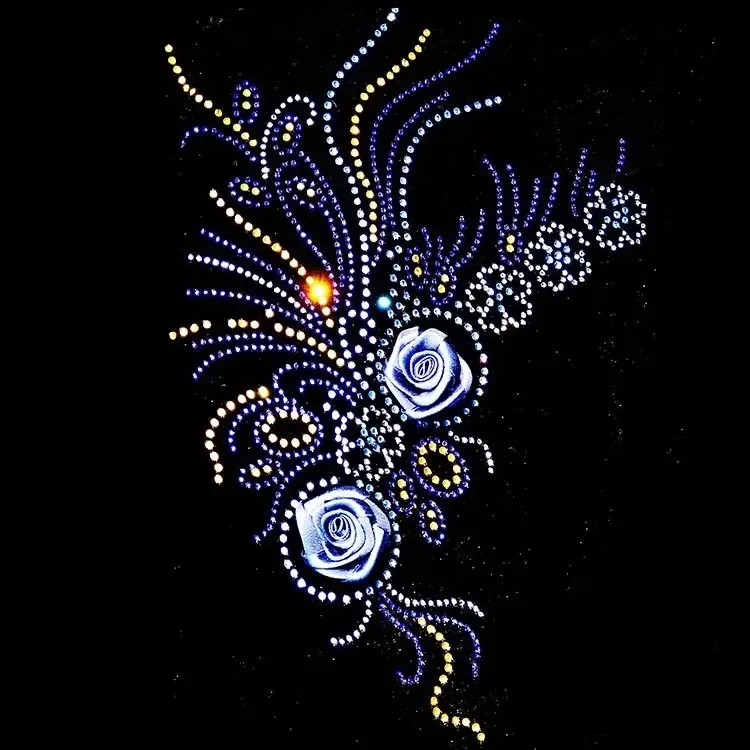 Customized Products Heat Transfers Rhinestone Heat Transfer Rhinestone For T-Shirt