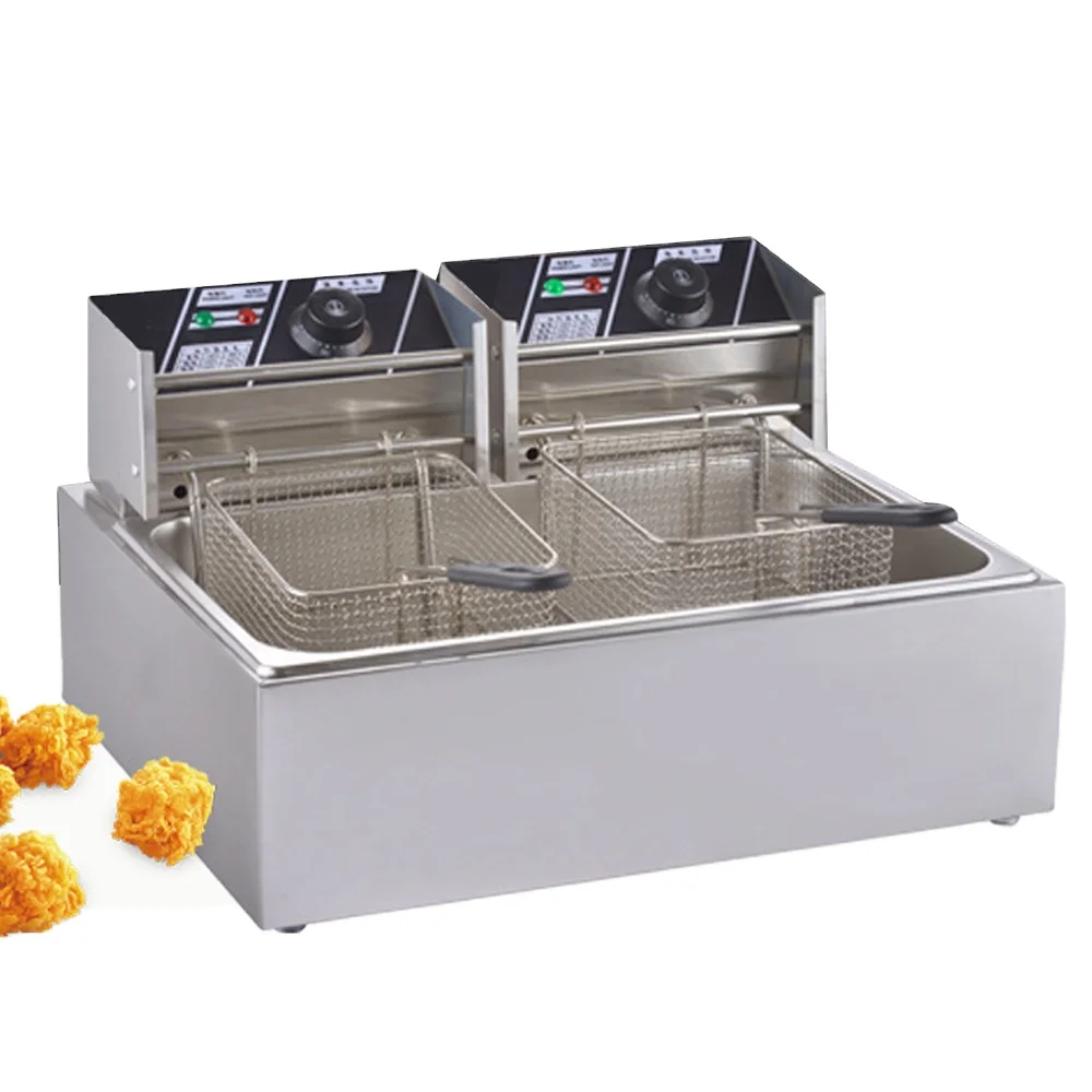 
M&KFC Electric Fryer Chicken French Fries Popcorn Chicken Chips Hot Dog Meat Fryer Fast Food Equipment 