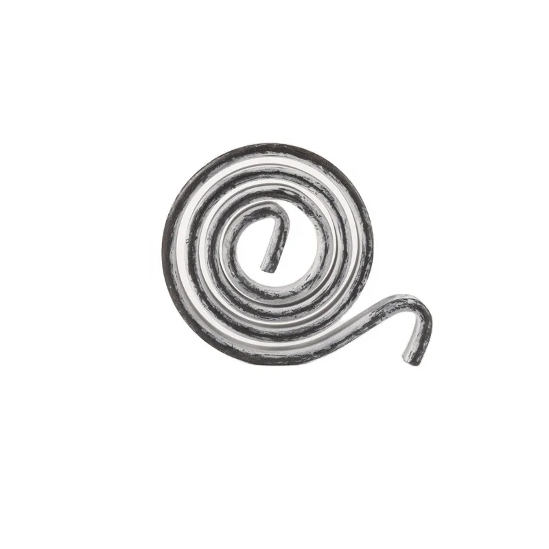 Flat spiral torsion coil spring