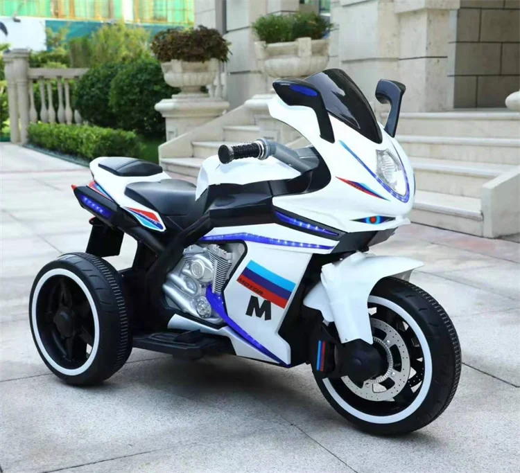 2020 funny design kids ride on toys colorful plastic 12V electric kids motorcycle