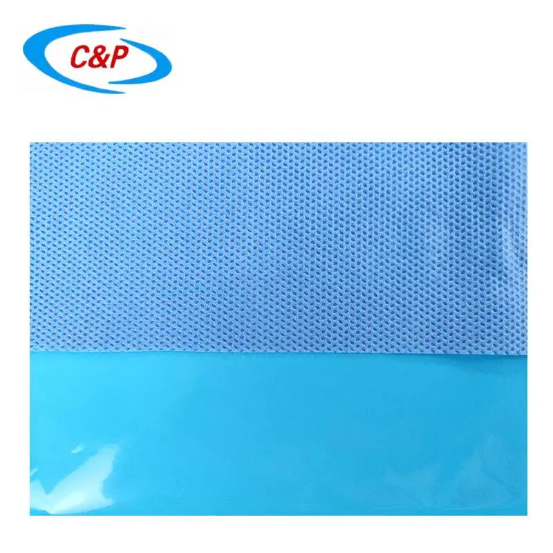 Disposable hand drape with back table cover and mayo stand cover in hand surgery kits