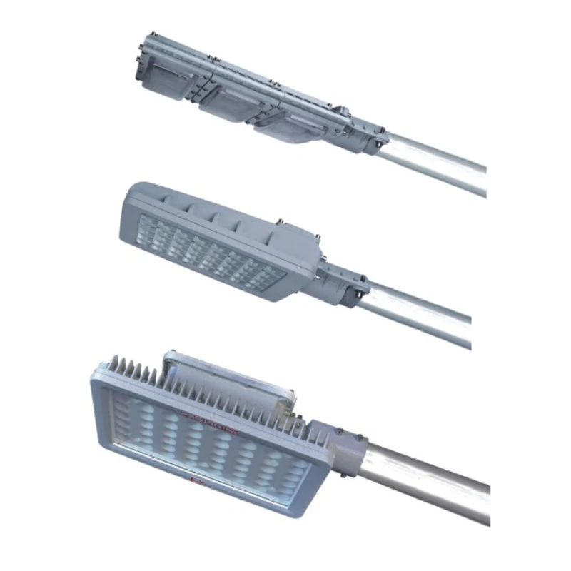 customized explosion-proof street lighting LED hazardous area IIB IIC zone 21 zone 22 ATEX