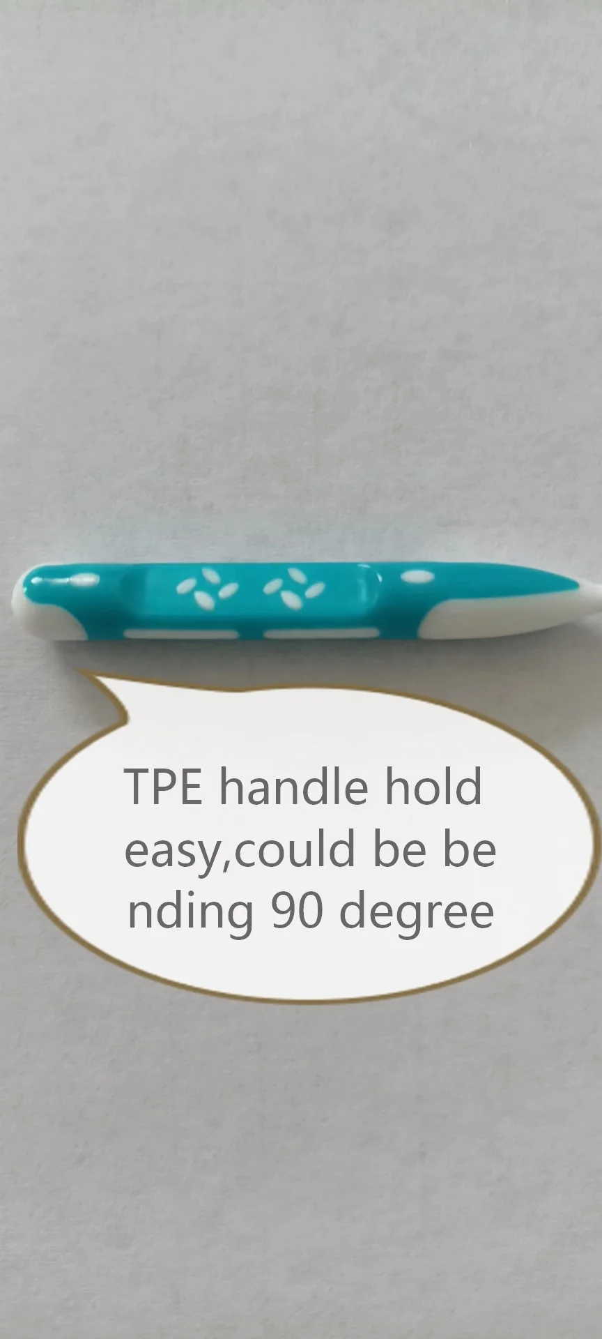 2022 новый дизайн, бесплатный образец, ручка из ТПЭ, Запатентованная мягкая фабричная биоразлагаемая ручка, межзубная щетка, уход за зубами и очисткой