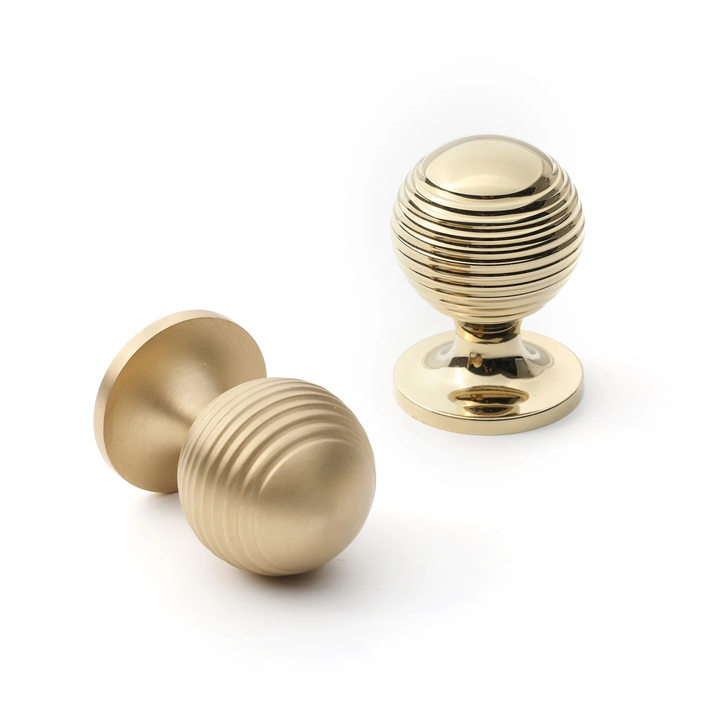 MAXERY Brass Ball Knob Drawer Pulls Handle Cabinet Knob Gold Black Bronze Silver Chrome Cabinet Pull Dresser Knobs