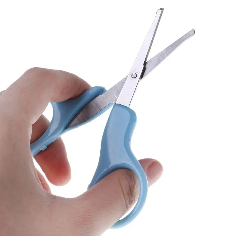 Factory Wholesale Baby Nail Beauty Care Newborn Safety Stainless Steel Random Color Printing Scissors