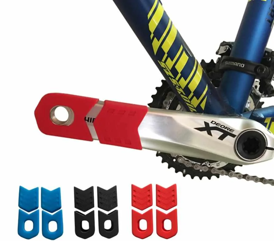 
Hot sale 4 pcs set Bicycle Crank Cover Universal MTB Mountain Bike Crank Handlebar Protector 