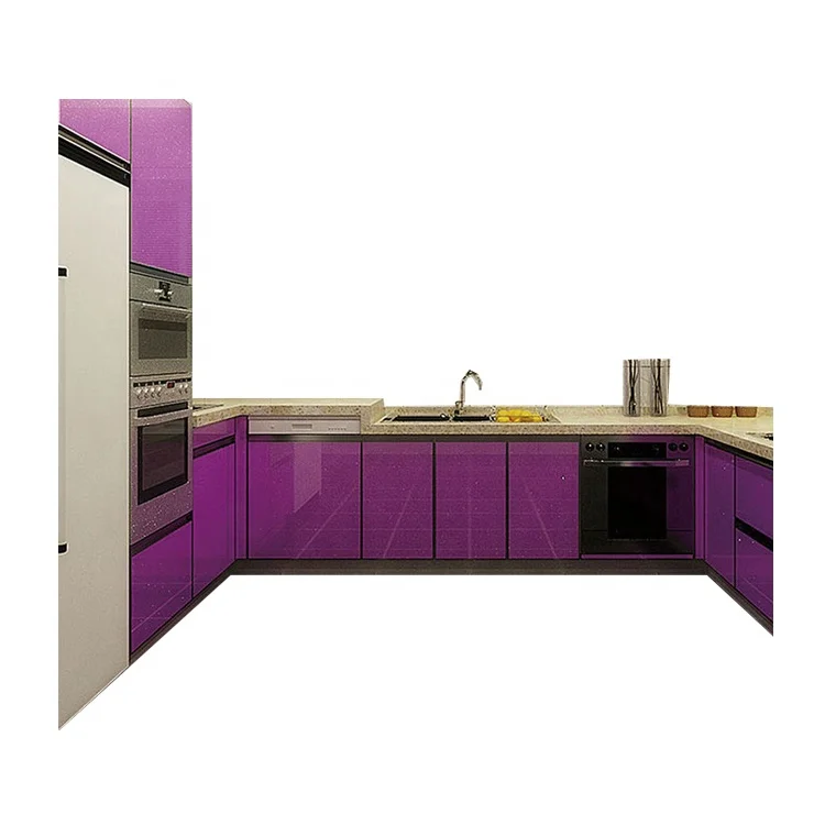 China factory production  used yellow home kitchen furniture