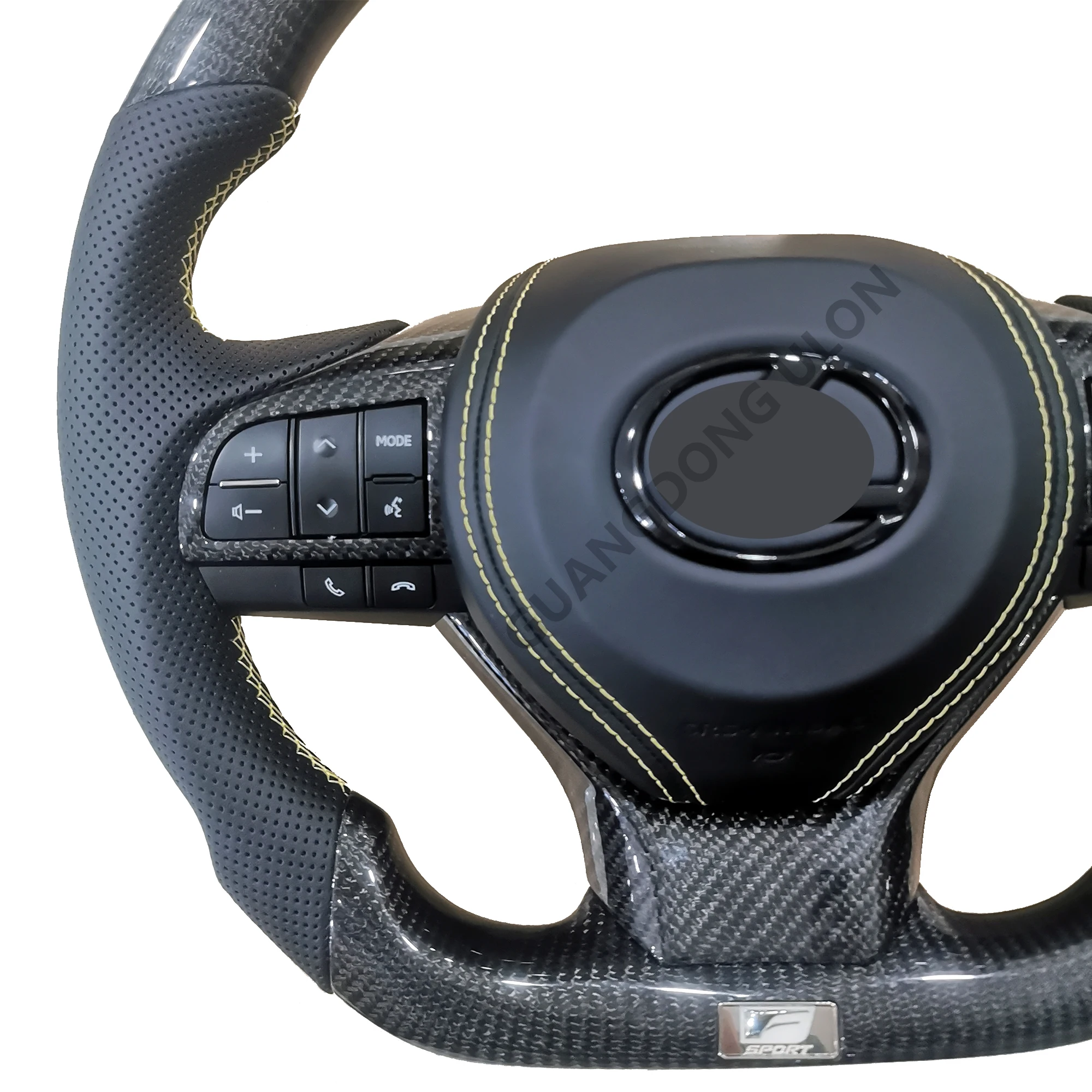 Wholesale 100% Real Carbon Fiber & Leather Steering Wheel for Lexus ES GS RX LX GX450 GX460 LX570 ES300h Sport Steering Wheel