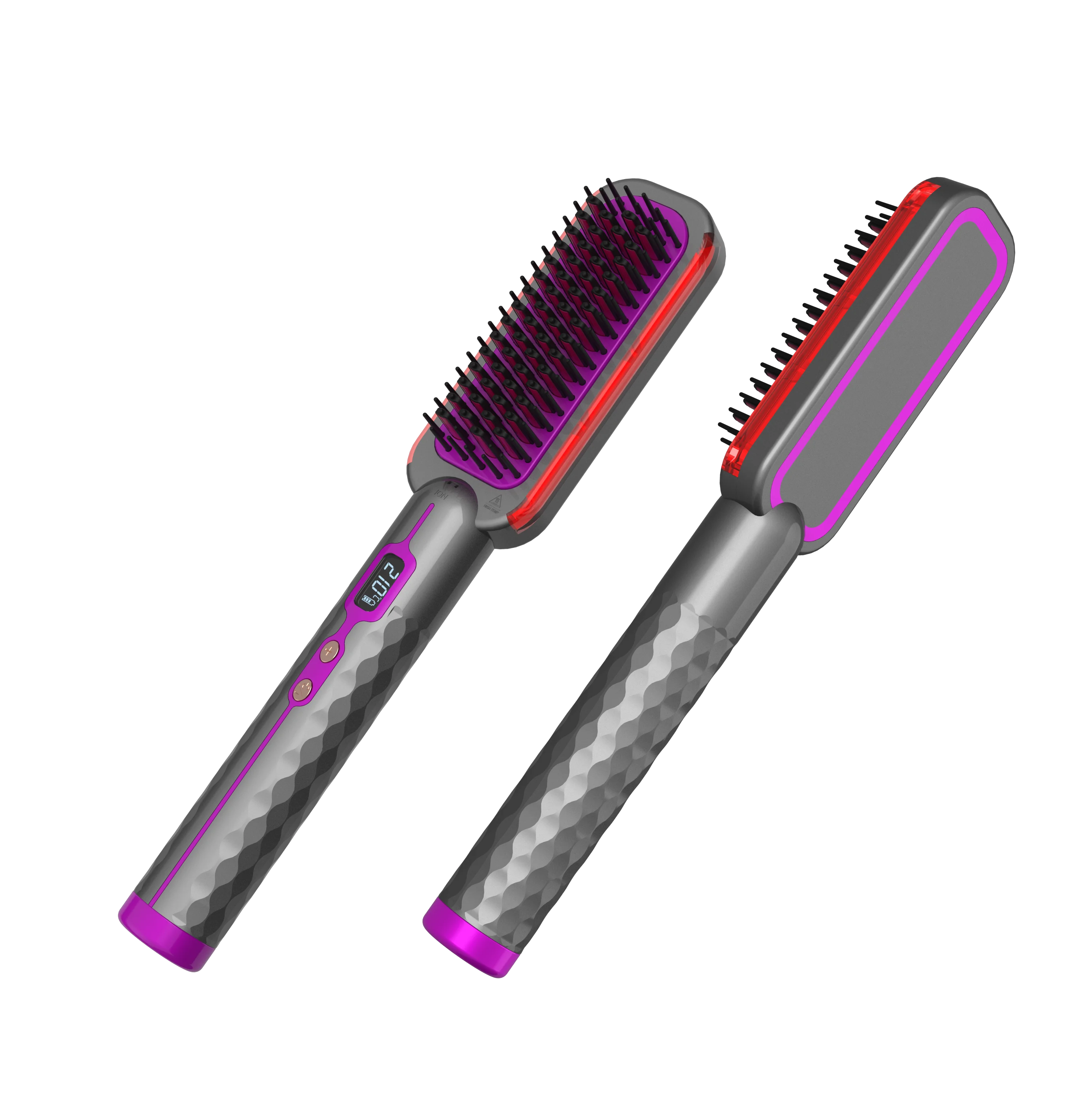 Cordless One Step Hair Brush Dryer and Far Infrared Ionic Blow Dryer Hair Straightener 3 in 1