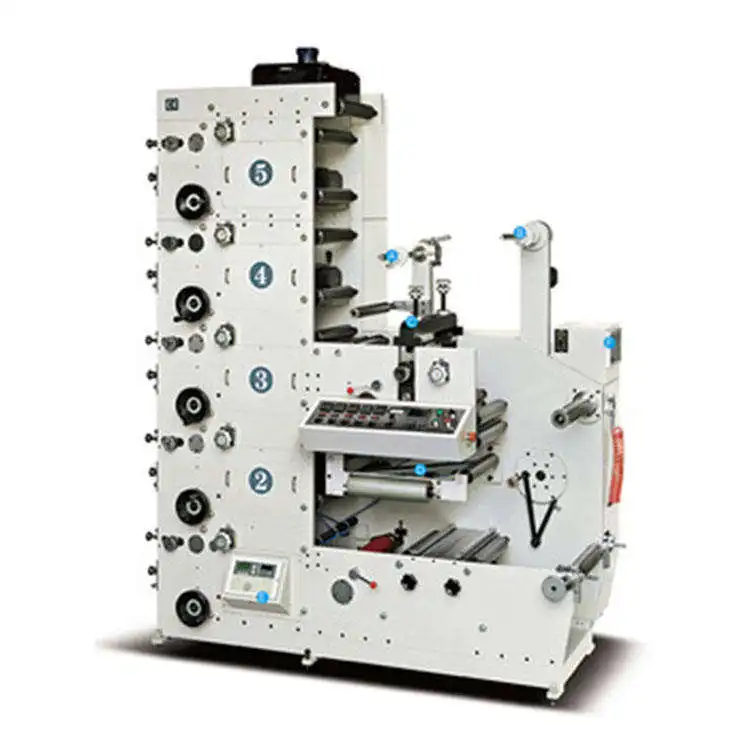 RY520-2B Paper Label Roll Flexo Printing Machine High Speed Automatic Offset Flexographic Printing Machine