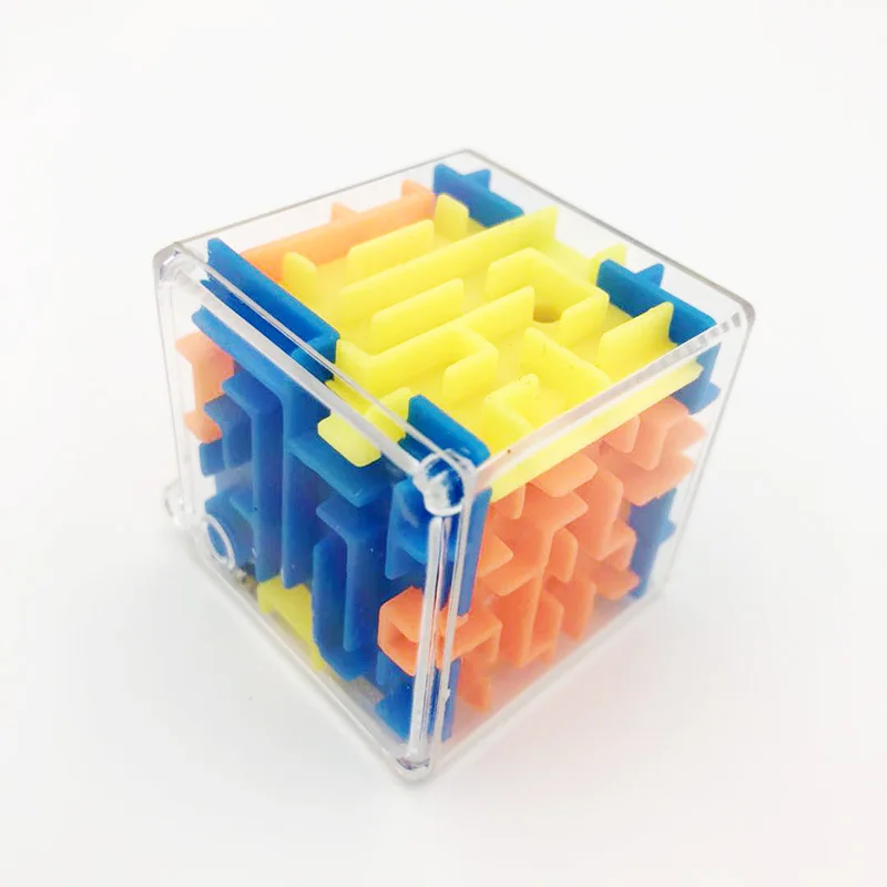 Plastic 3D Palm Maze toys Magic Cubes Puzzle Toys Kids Educational Toys For Kids Maze Money Box