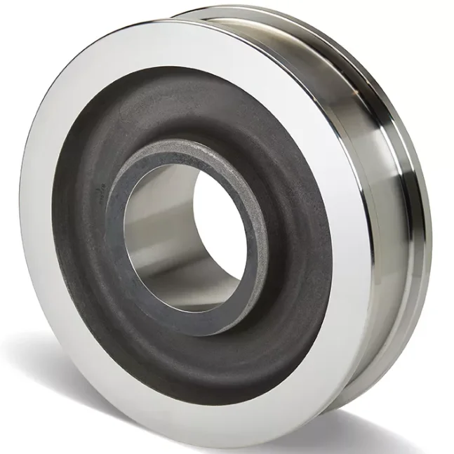 Qingdao Ruilan customize one flange or double flanges forged steel crane wheel