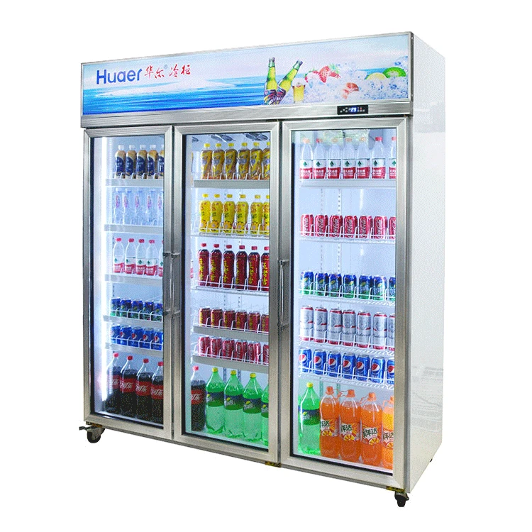 beverage soft drink display fridge coke commercial refrigerator