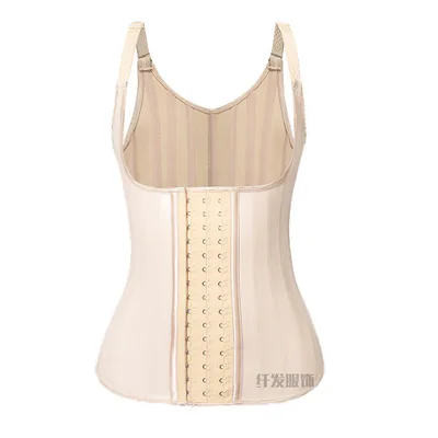 Ladies Latex Waist Trainer Vest Rubber Body Shaper Vest 25 Bones Slimming Cincher Tank Top Corset