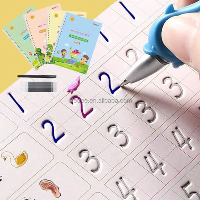Writing Practice Groove Book Copybook Magic Groove Handcover Writing Practice Books For Kids